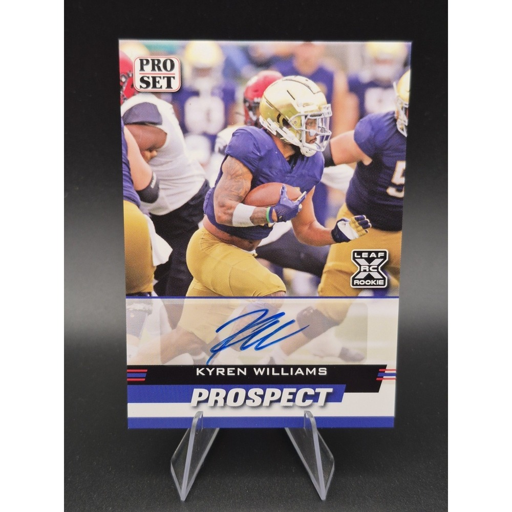 2022 Leaf Pro Set Kyren Williams #PSP-KW1 Prospect Rookie Autograph Base RC